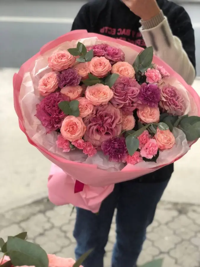 Букет Пионовый бум фото
