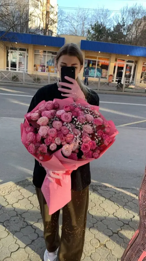 Букет Розовый вечер фото