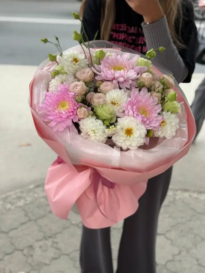 Сборный букет Зефирка фото