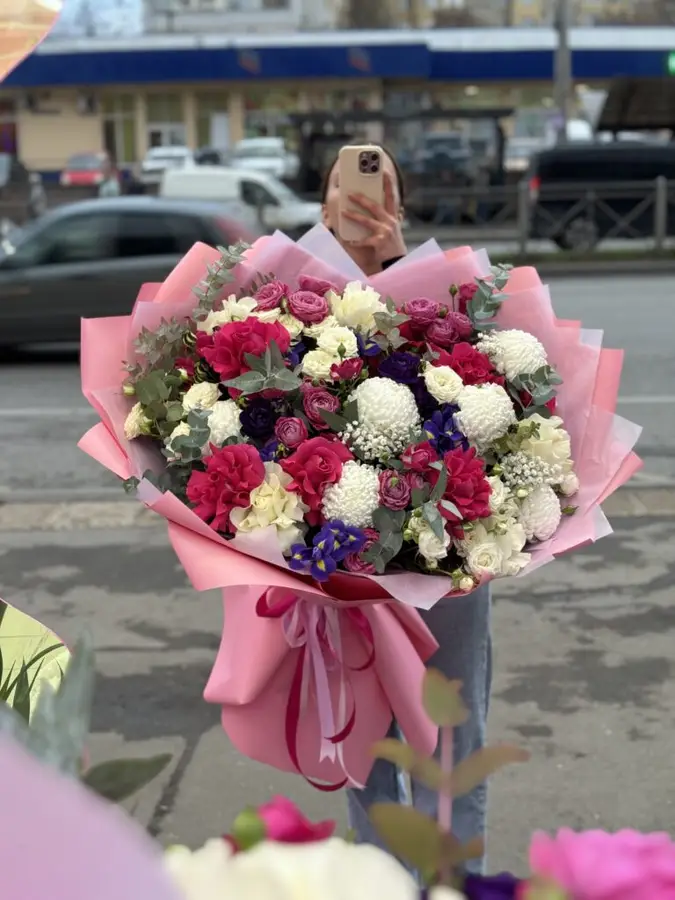 Букет розовое превосходство фото